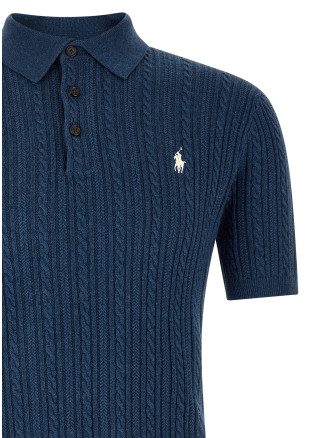 Поло POLO RALPH LAUREN Braided polo sweater (710B13893001) #