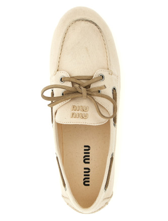 Лоферы MIU 'Deck' (5D687EF005BVCF0379) #