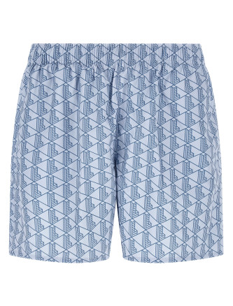 Жағажай киімдері LACOSTE Monogram print swimsuit