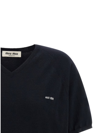 Свитер, кардиган MIU Logo intarsia sweater (MML04VSOOO16WJF0H9Q) #