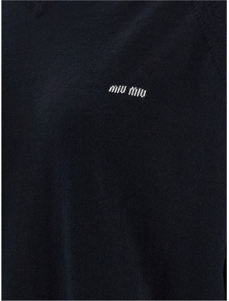 Свитер, кардиган MIU Logo intarsia sweater (MML04VSOOO16WJF0H9Q) #