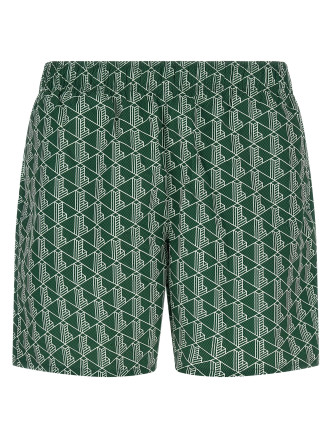 Пляжная одежда LACOSTE Monogram print swimsuit
