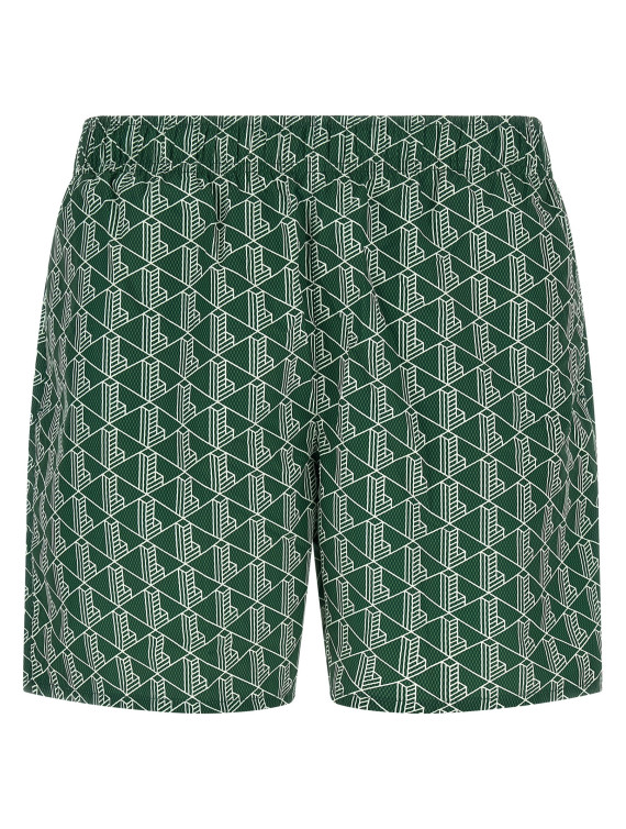 Пляжная одежда LACOSTE Monogram print swimsuit (MH9086D1R) #1