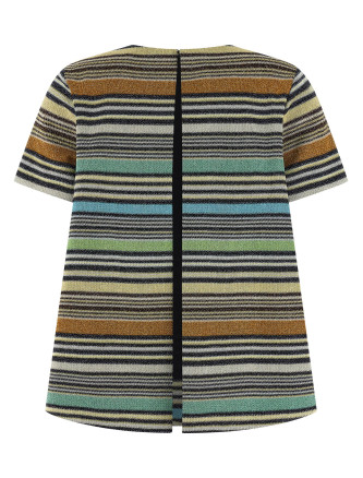 Футболка MISSONI Lamé stripes t-shirt (DS26SK1HBR0158S72Q7) #