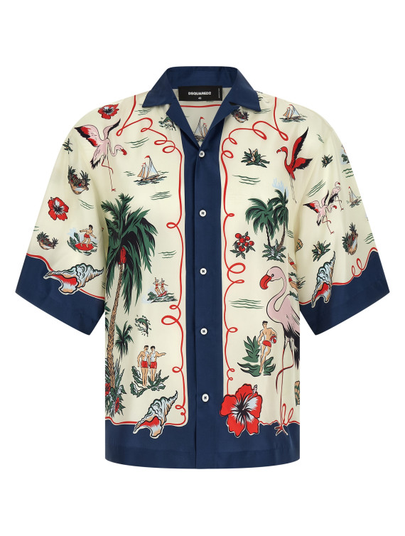 Рубашка, блузка DSQUARED2 'Aloha Souvenir' (S71DM0835D35476001S) #1