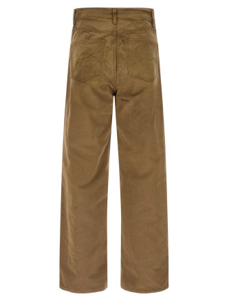 Брюки SSSTEIN 'Oxford dyed vintage' (ST1395KBEI) #