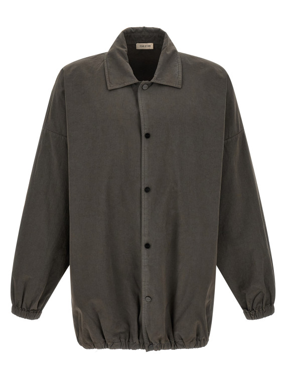 Повседневная куртка FEAR OF GOD Cotton windbreaker (FG9M64658BCGDARKGREY) #1