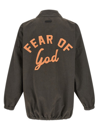 Повседневная куртка FEAR OF GOD Cotton windbreaker (FG9M64658BCGDARKGREY) #