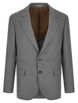 Блейзер BRUNELLO CUCINELLI Hopsack blazer