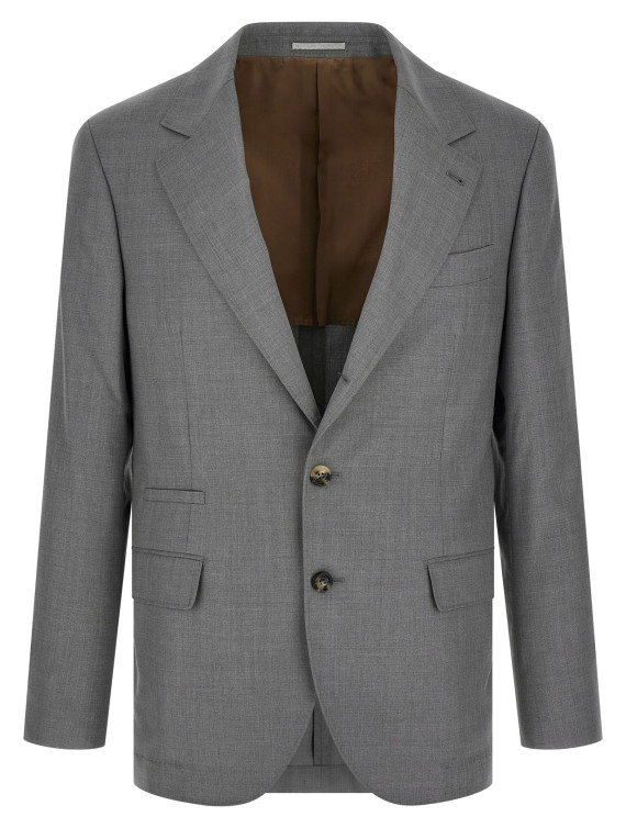 Блейзер BRUNELLO CUCINELLI Hopsack blazer (MH4267BTCC007) #1