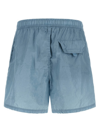 Пляжная одежда STONE ISLAND Logo print swim shorts (L1S15B100002S0E13V004A) #