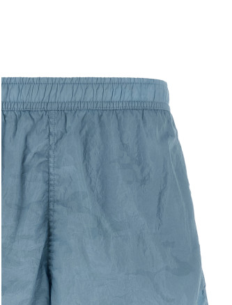 Пляжная одежда STONE ISLAND Logo print swim shorts (L1S15B100002S0E13V004A) #
