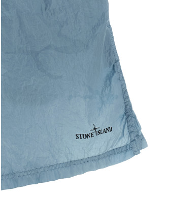 Пляжная одежда STONE ISLAND Logo print swim shorts (L1S15B100002S0E13V004A) #