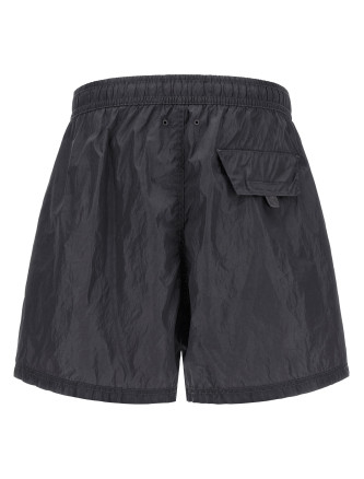 Пляжная одежда STONE ISLAND Logo print swim shorts (L1S15B100002S0E13V002D) #
