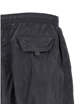 Пляжная одежда STONE ISLAND Logo print swim shorts (L1S15B100002S0E13V002D) #