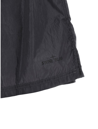 Пляжная одежда STONE ISLAND Logo print swim shorts (L1S15B100002S0E13V002D) #