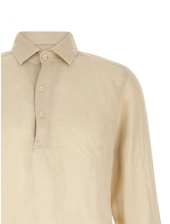 Поло MC2 SAINT BARTH 'Raphael' (RAPHAELPOLOLONGLINEN10HGRAIN) #