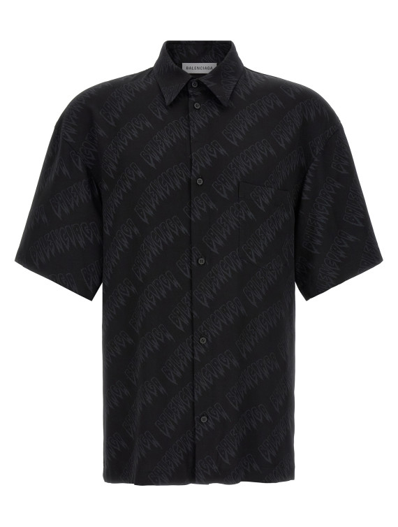 Рубашка, блузка BALENCIAGA Logo shirt (871407TUL021069) #1