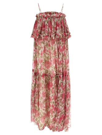 Макси CHLOÉ Silk muslin dress (CH26UR12427891Y) #