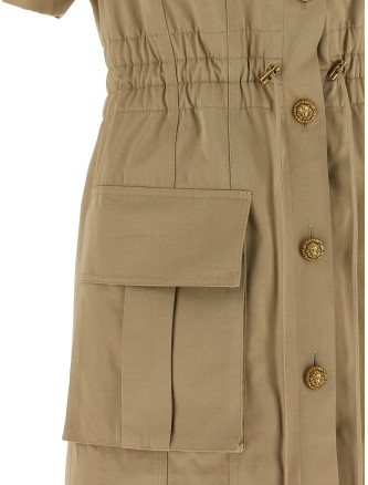 Мини BALMAIN Saharan dress (GF0R7480CG650TF) #