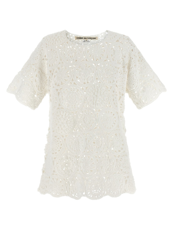 Футболка COMME DES GARÇONS Macramé T-shirt (GQN0141) #1