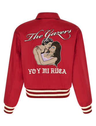 Куртка-бомбер SECOND/LAYER 'Aces Satin Club' (24001) #