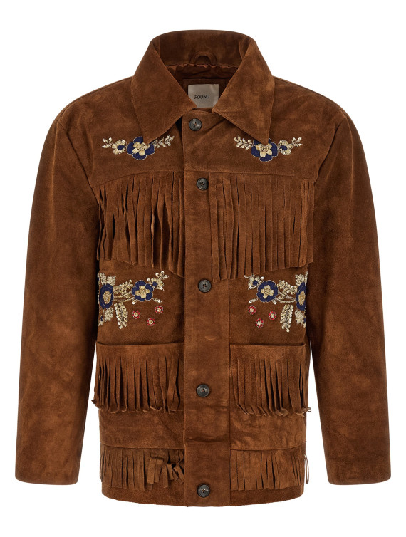 Кожаная куртка FOUND 'Western' (FOSS26JA07323C737) #1