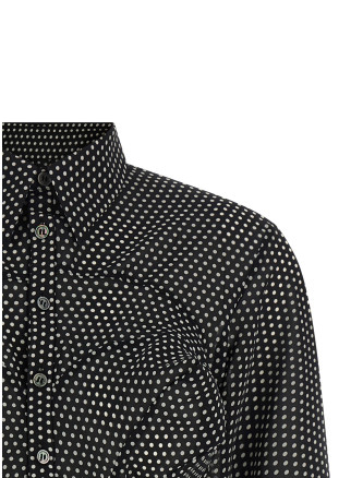 Рубашка, блузка JUNYA WATANABE Polka dot shirt (JQB0011) #