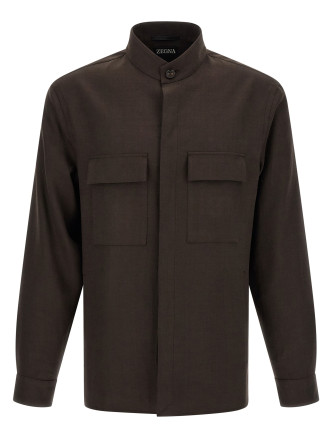 'Oasi lino' overshirt