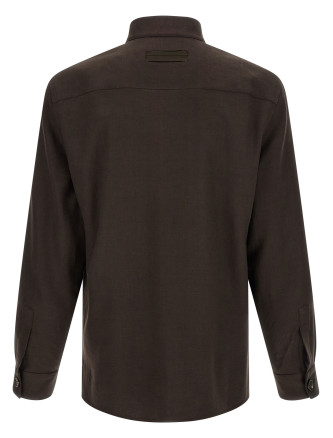 Рубашка, блузка ZEGNA 'Oasi lino' (UHV71A3SOT54202) #