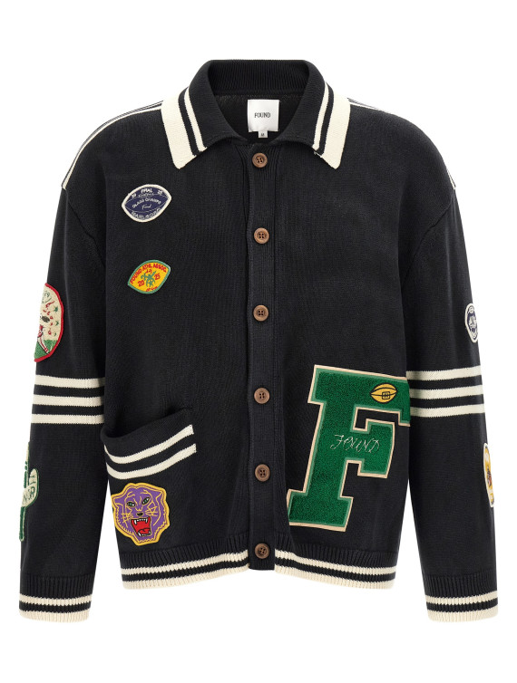 Свитер, кардиган FOUND 'Fin Varsity' (FOSS26CA010120027) #1
