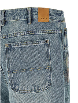 Джинсы FOUND 'Hand Art' (FOSS26DP060126371) #