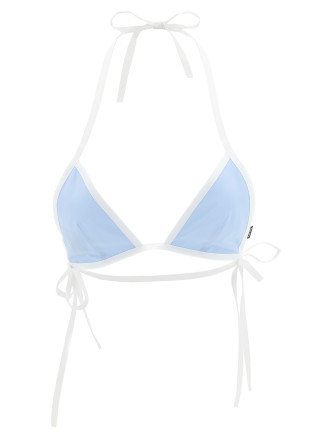 Poplin bikini top