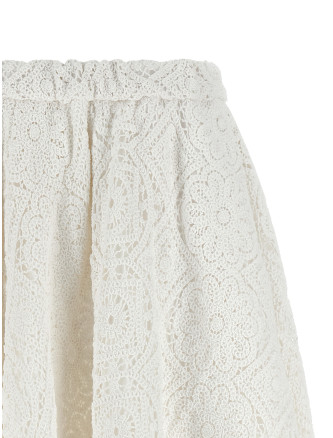 Миди COMME DES GARÇONS Macramé skirt (GQS0161) #