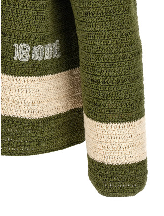 Рубашка, блузка BODE 'Marsh' (MRS26KT013GREENCREAM) #