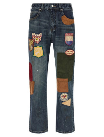 Джинсы FOUND 'Patchwork'