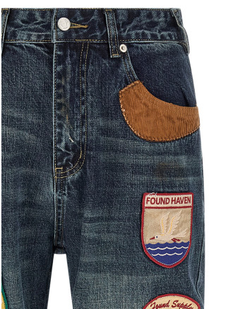 Джинсы FOUND 'Patchwork' (FOSS26DP050126327) #