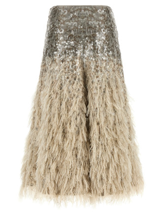 Миди BRUNELLO CUCINELLI 'Dazzling Dégradé' (MQ985G4019C9593) #