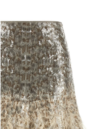 Миди BRUNELLO CUCINELLI 'Dazzling Dégradé' (MQ985G4019C9593) #