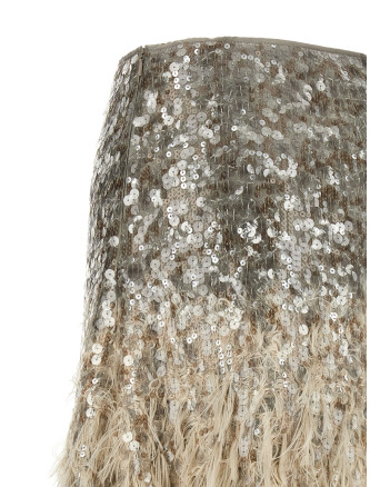 Миди BRUNELLO CUCINELLI 'Dazzling Dégradé' (MQ985G4019C9593) #