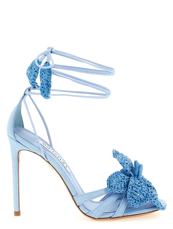 Босоножки на высоком каблуке AQUAZZURA 'Calypso' (CAOHIGS0WRNBABYBLUE) #1
