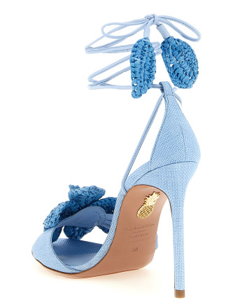 Босоножки на высоком каблуке AQUAZZURA 'Calypso' (CAOHIGS0WRNBABYBLUE) #