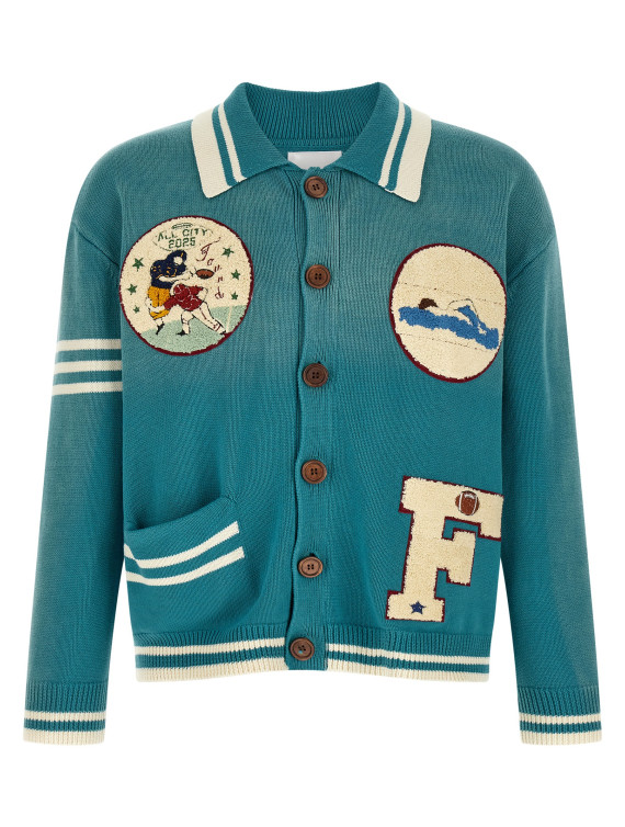 Свитер, кардиган FOUND 'Fin Varsity' (FOSS26CA010126339) #1