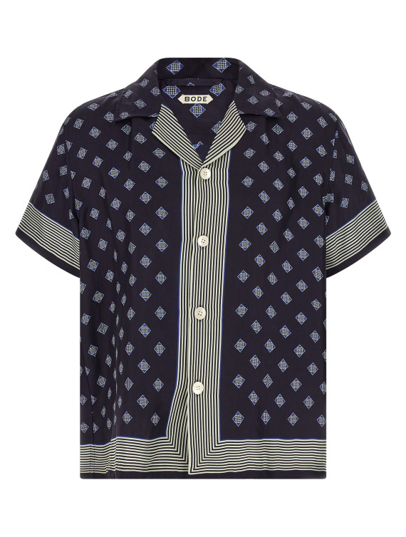 Рубашка, блузка BODE 'Foyer Diamond' (MRS26SH009NAVYBLUE) #1