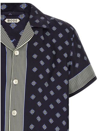 Рубашка, блузка BODE 'Foyer Diamond' (MRS26SH009NAVYBLUE) #
