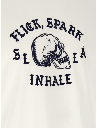 Футболка SECOND/LAYER 'Flick, Spark, Inhale Ringer' (10102) #