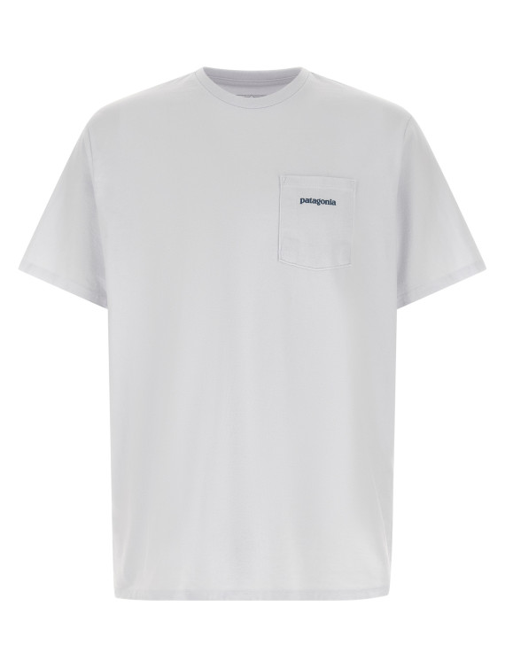 Футболка PATAGONIA 'Boardshort Logo Pocket Responsibili-Tee®' (37655WHI) #1