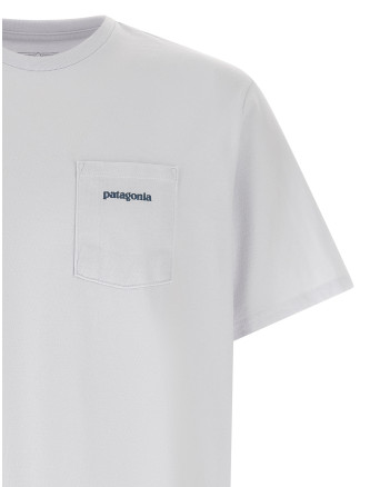 Футболка PATAGONIA 'Boardshort Logo Pocket Responsibili-Tee®' (37655WHI) #