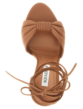 Босоножки на высоком каблуке AQUAZZURA 'Carina' (CNAHIGS0NAPPOWDERPINK) #