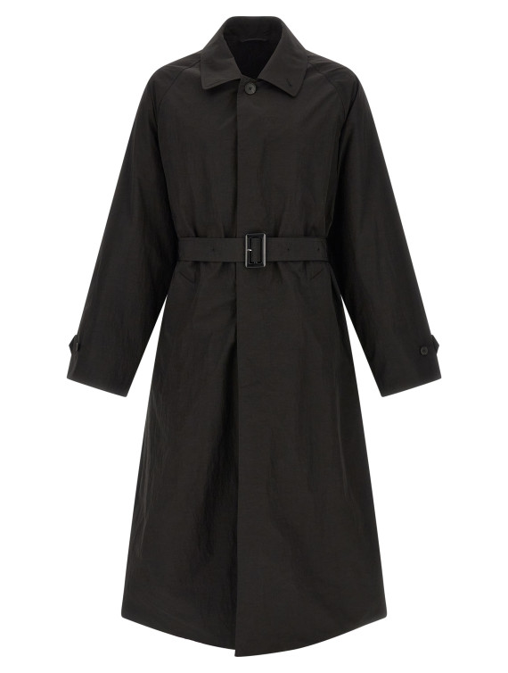 Пальто, тренч SSSTEIN Technical fabric trench coat (ST1372BLACK) #1